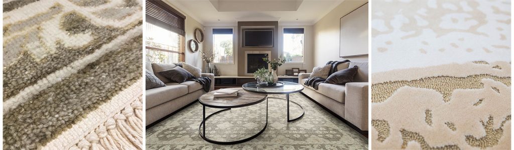 Fabrica neutrals rug triptych