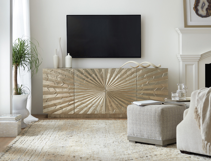 78" Big Bang Entertainment Console by Hooker Furniture