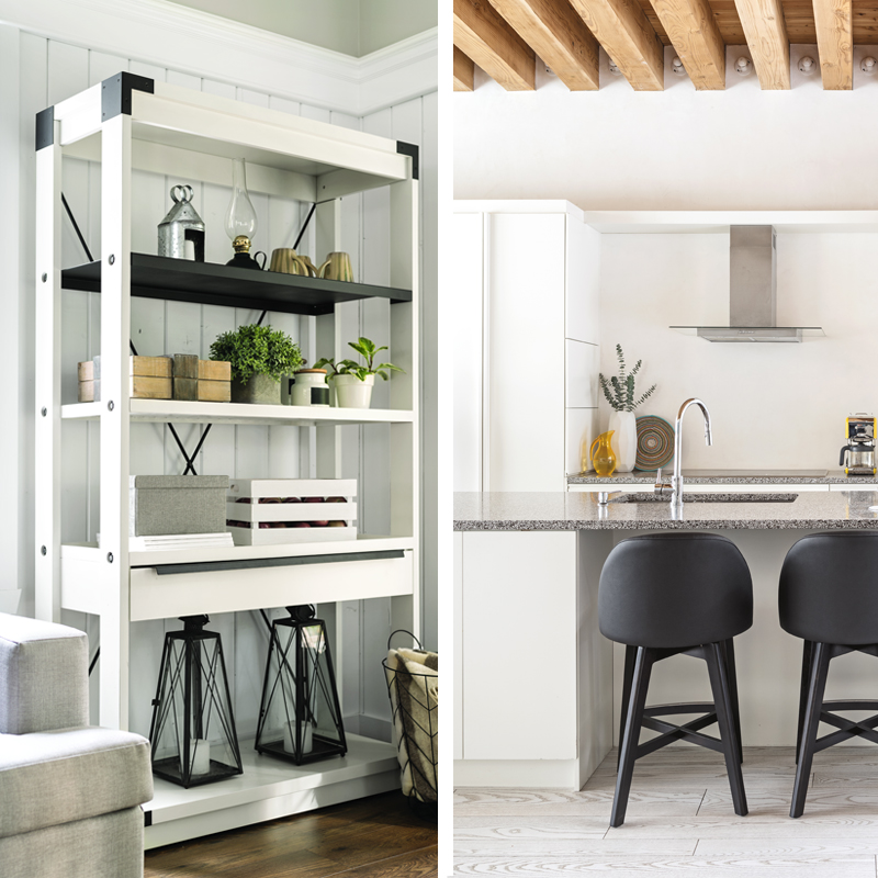 Canadel Shelf and Barstools
